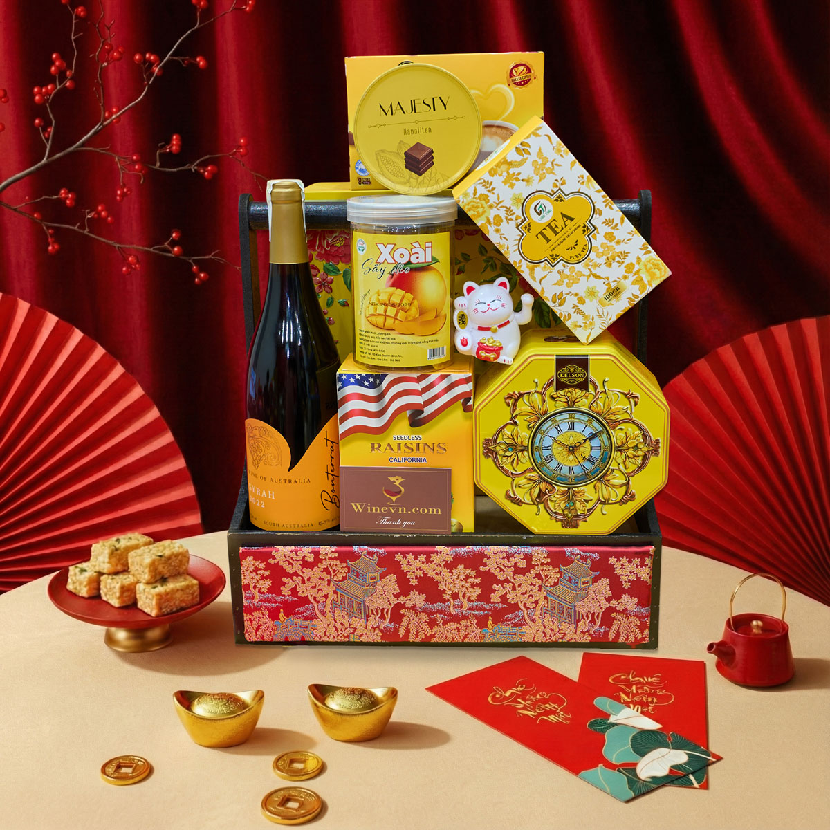 Ý nghĩa Giỏ Quà Tết Màu Vàng 