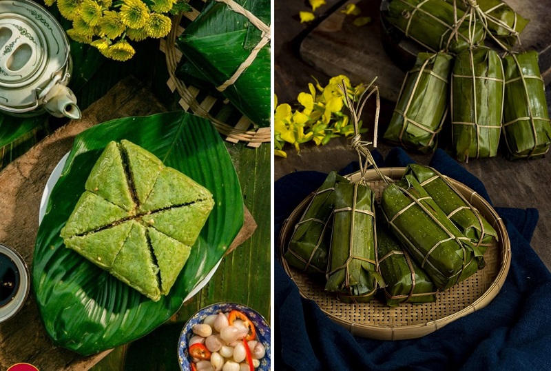 Ảnh bánh chưng Tết