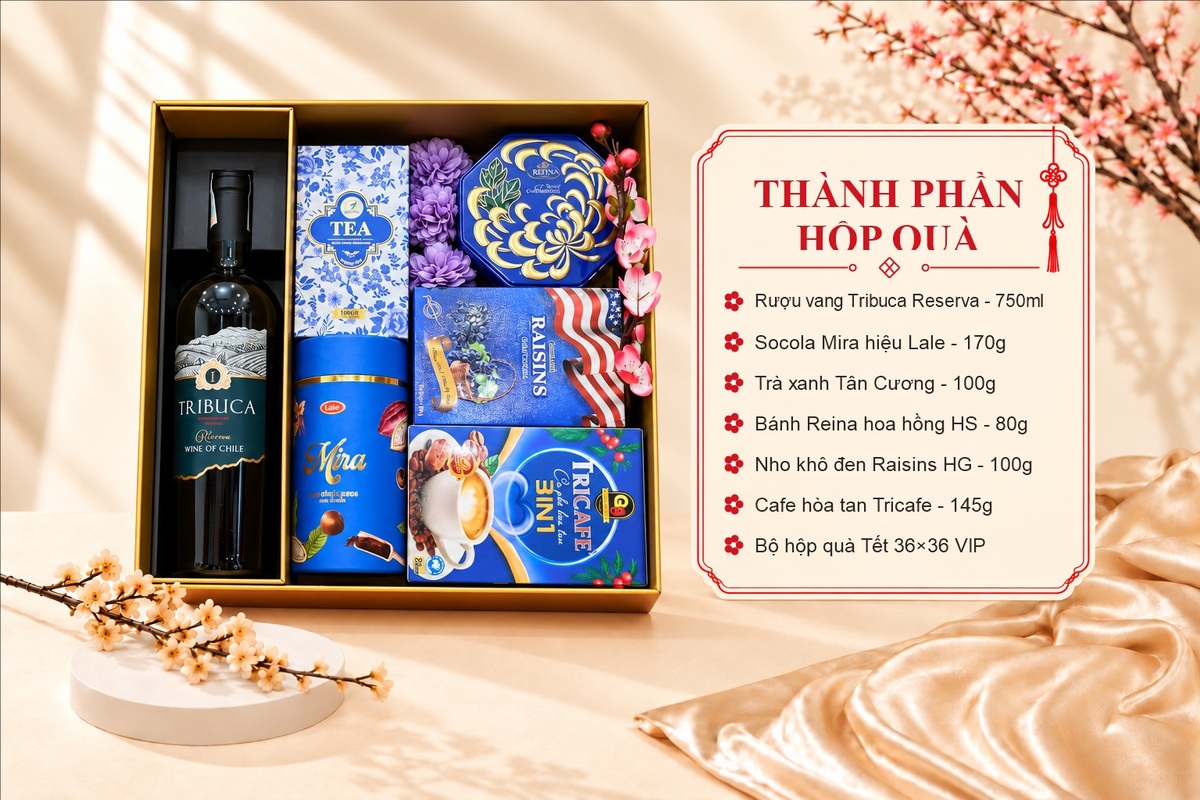 Hộp Quà Tết Xuân An HQT2638 5 Hộp Quà Tết Xuân An HQT2638 - Ảnh 5