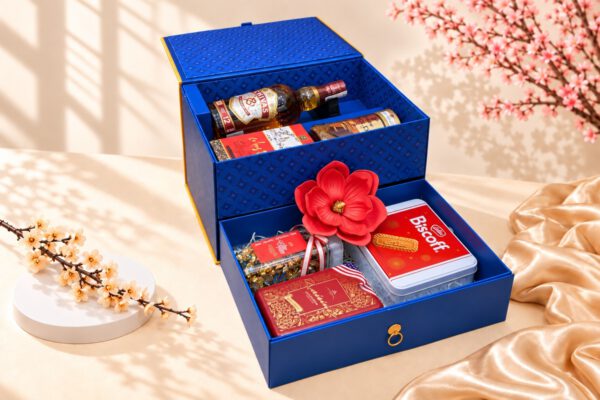 30+ Quà Tết Cho Sếp Nữ Tinh Tế, Ghi Điểm Đầu Năm 51 Hộp Quà Tết Đại Cát HQT2650 - Hộp quà 2 tầng