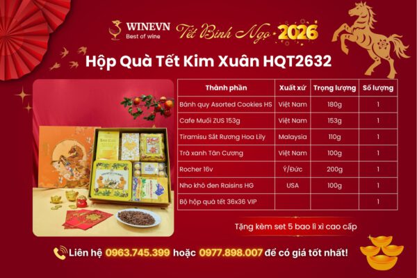 Hộp Quà Tết Kim Xuân HQT2632