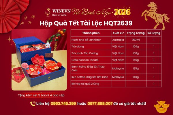 Hộp Quà Tết Tài Lộc HQT2639