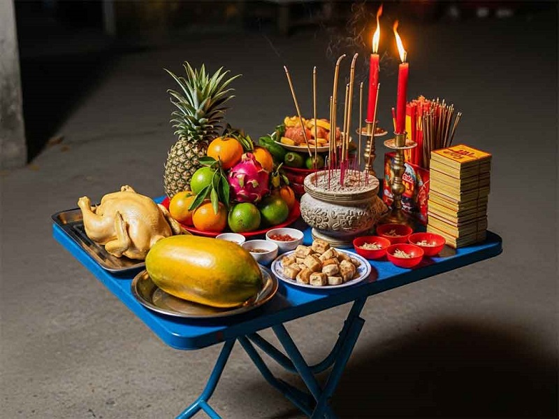 Mâm cúng giao thừa gồm những gì