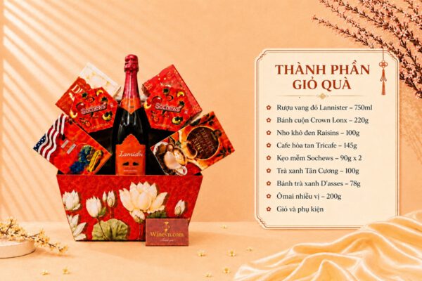 Giỏ Quà Tết Tài Lộc GQT2607 - Ảnh 5