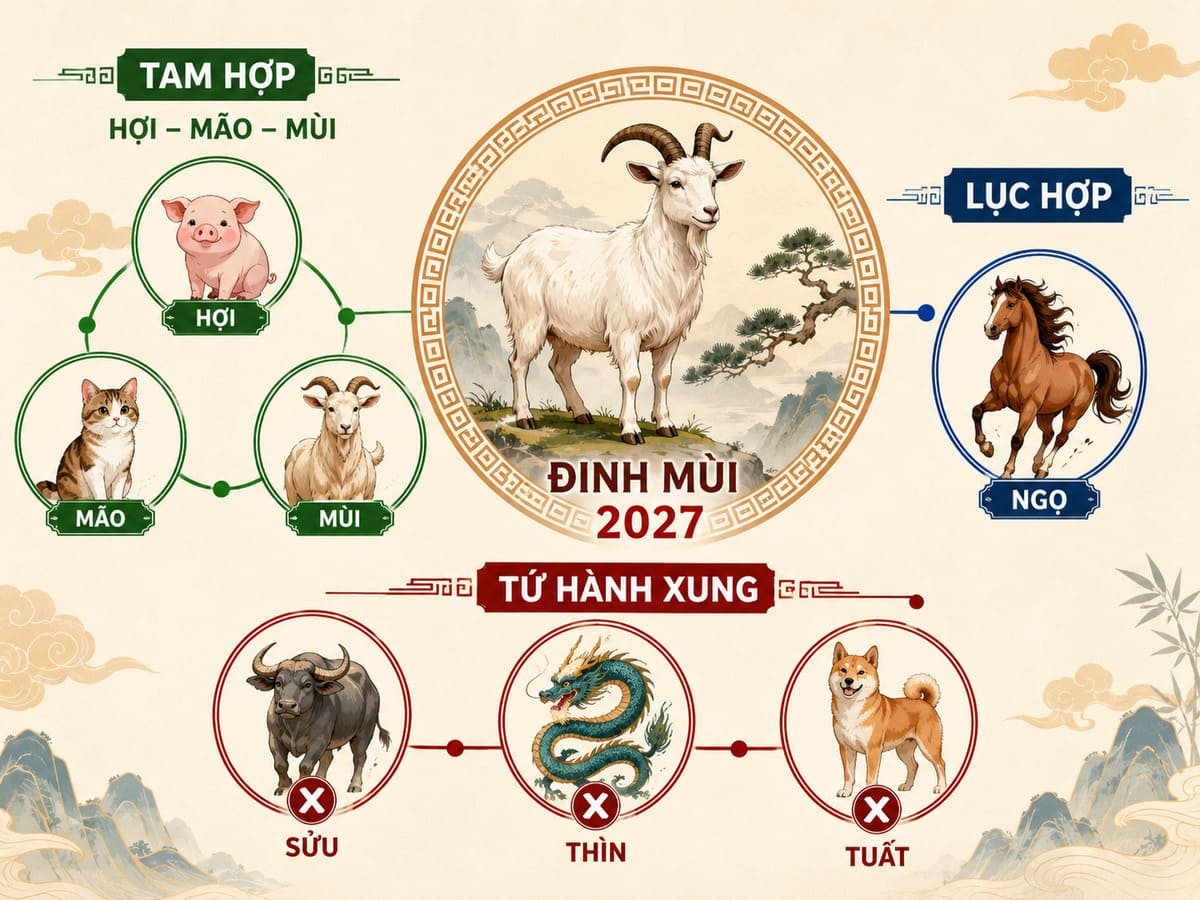 2027 là năm con gì, mệnh gì? Hợp tuổi nào, kỵ tuổi nào? 11 Tuổi hợp, tuổi kỵ của người sinh năm 2027