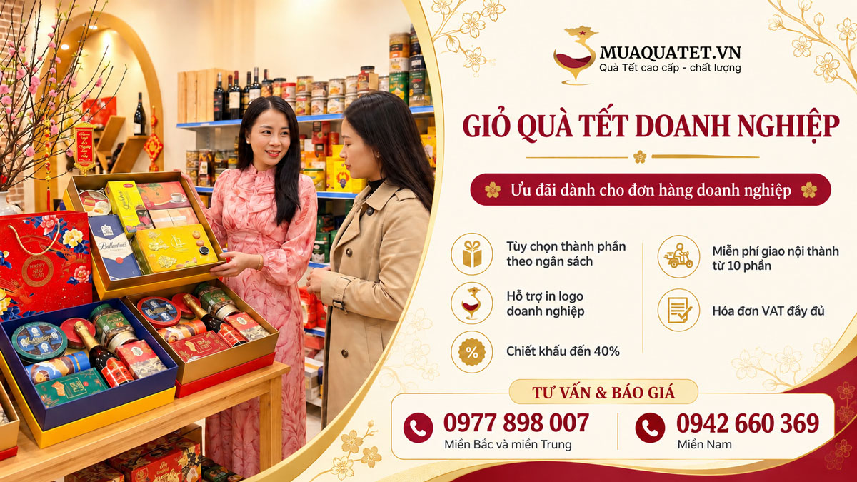 Đặt mua giỏ quà Tết