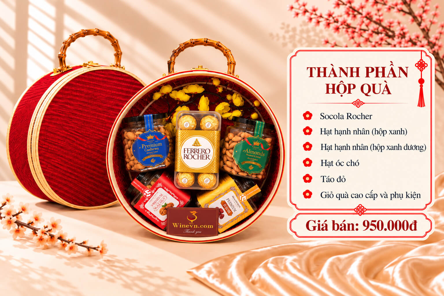 Giỏ quà Tết Đoàn Viên GQT2712 4 GQT2712