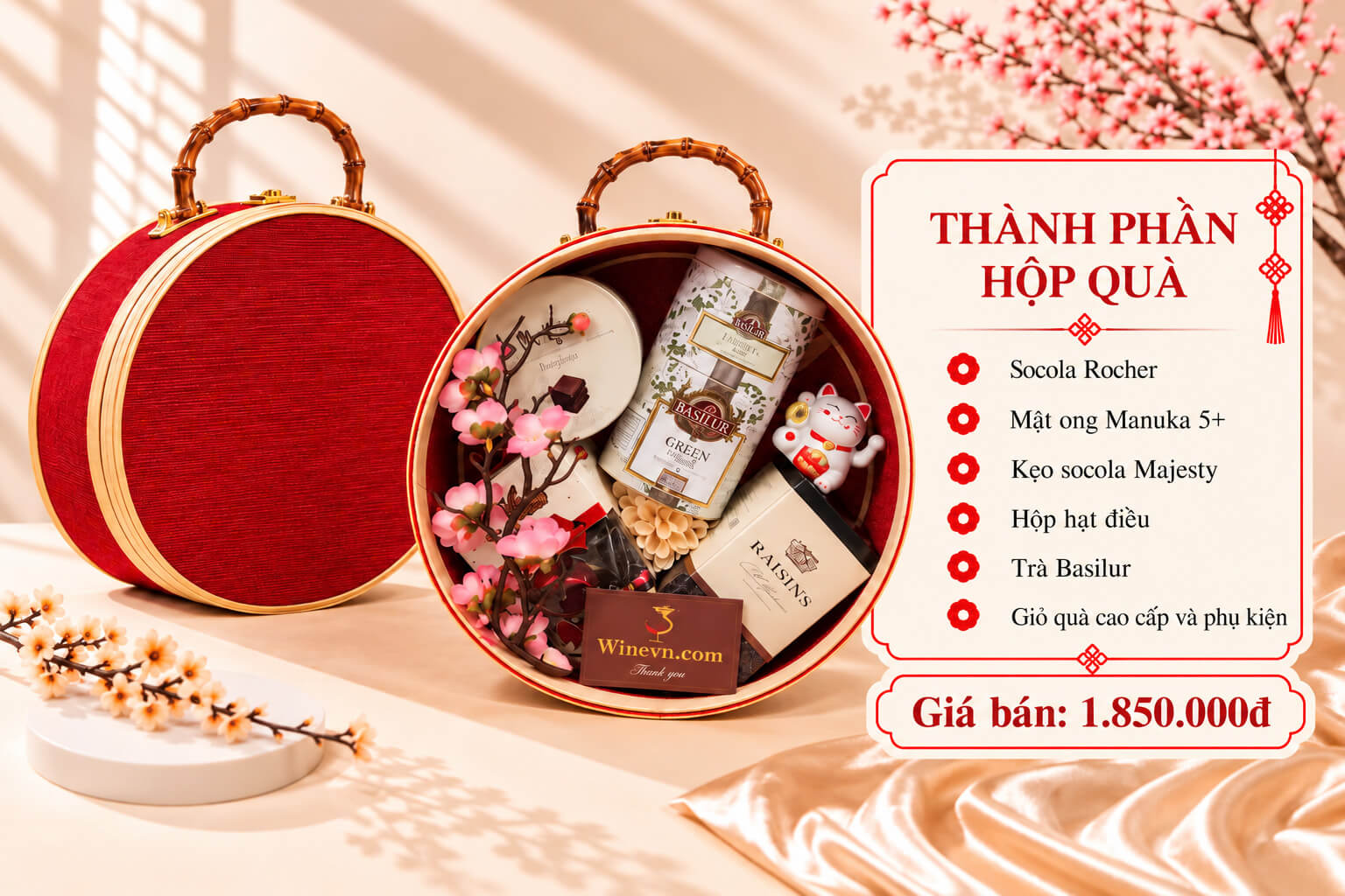 Giỏ quà Tết Đoàn Viên GQT2714 4 GQT2714