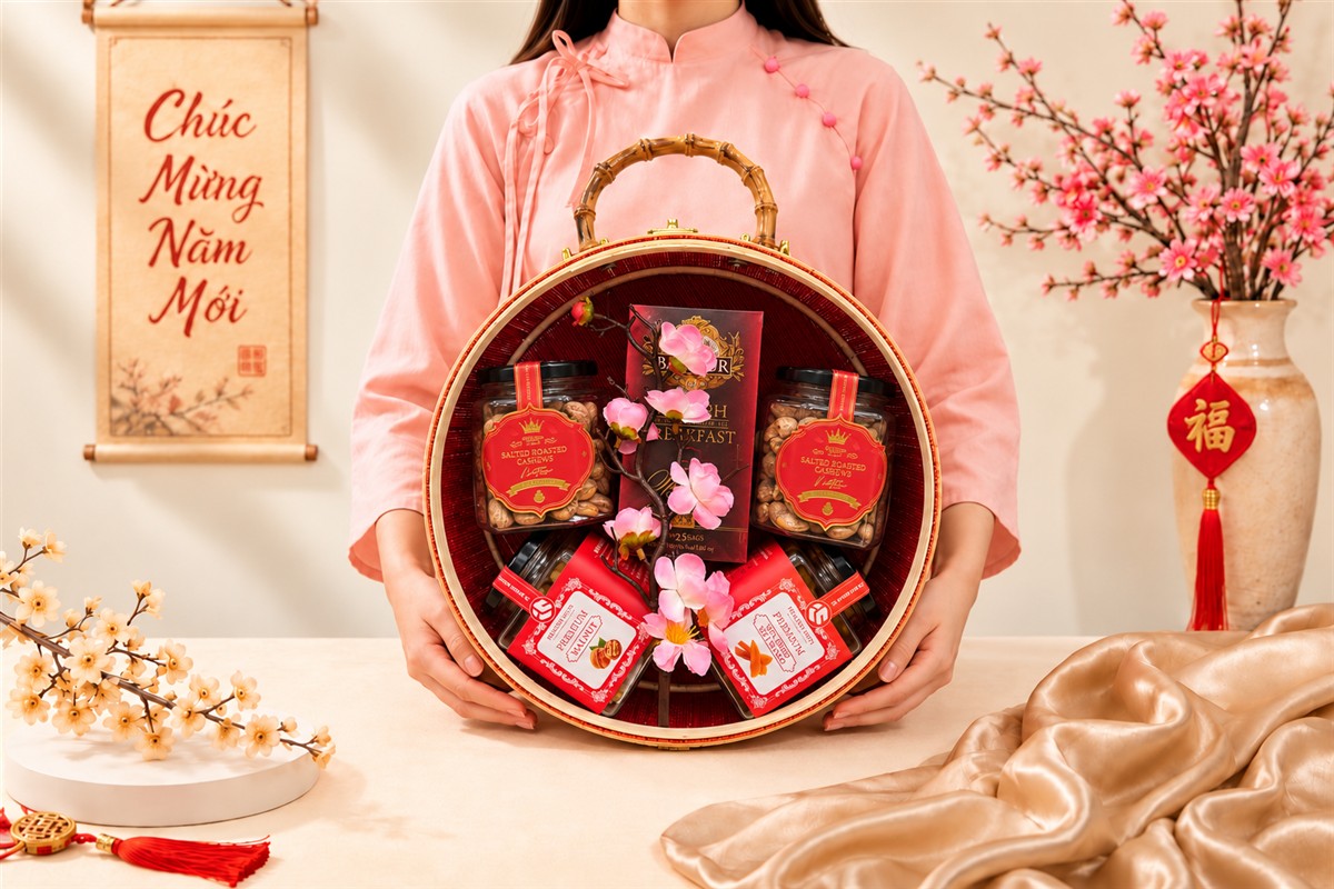 Giỏ quà Tết Đoàn Viên GQT2721 3 Giỏ quà Tết GQT2721