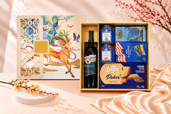 Hộp Quà Tết Lộc Biếc Nghinh Xuân HQT2709
