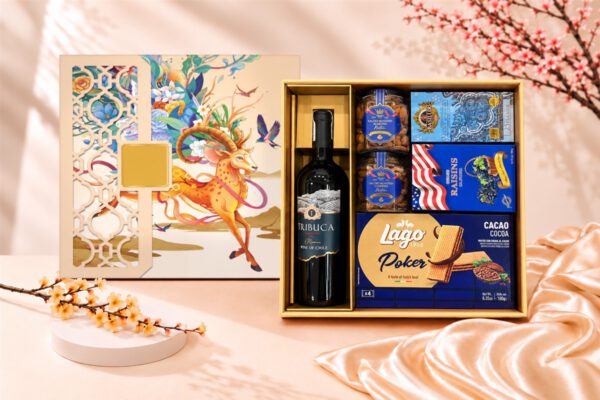 Hộp Quà Tết Lộc Biếc Nghinh Xuân HQT2710