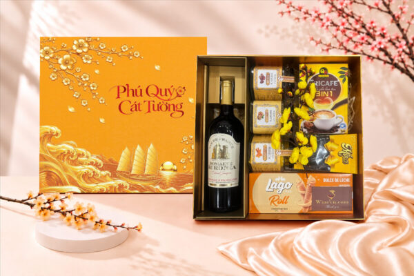 Hộp Quà Tết Phú Quý Cát Tường HQT2714