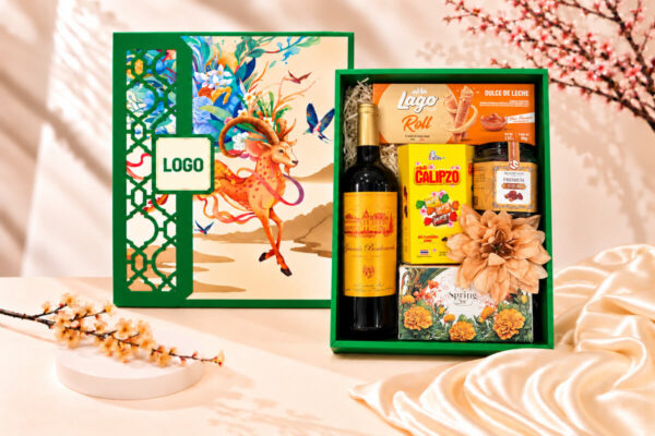 Hộp Quà Tết Lộc Biếc Nghinh Xuân HQT2718