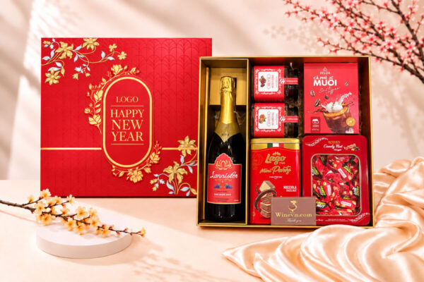 Hộp Quà Tết Happy New Year HQT2720