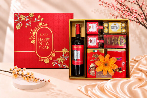 Hộp Quà Tết Happy New Year HQT2723