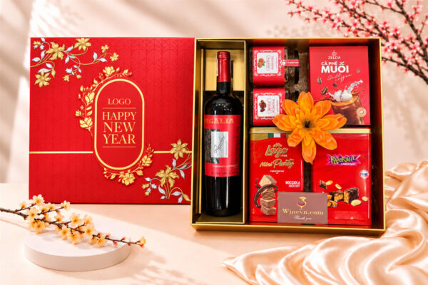 Hộp Quà Tết Happy New Year HQT2724