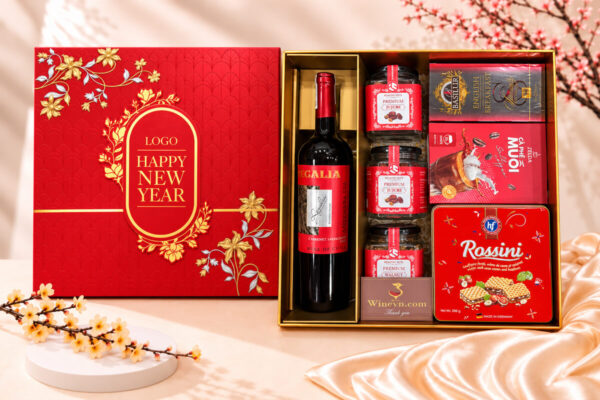 Hộp Quà Tết Happy New Year HQT2726