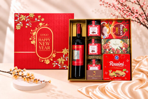 Hộp Quà Tết Happy New Year HQT2727