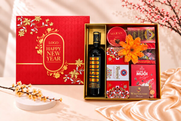 Hộp Quà Tết Happy New Year HQT2728