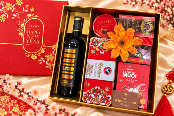 Hộp Quà Tết Happy New Year HQT2728
