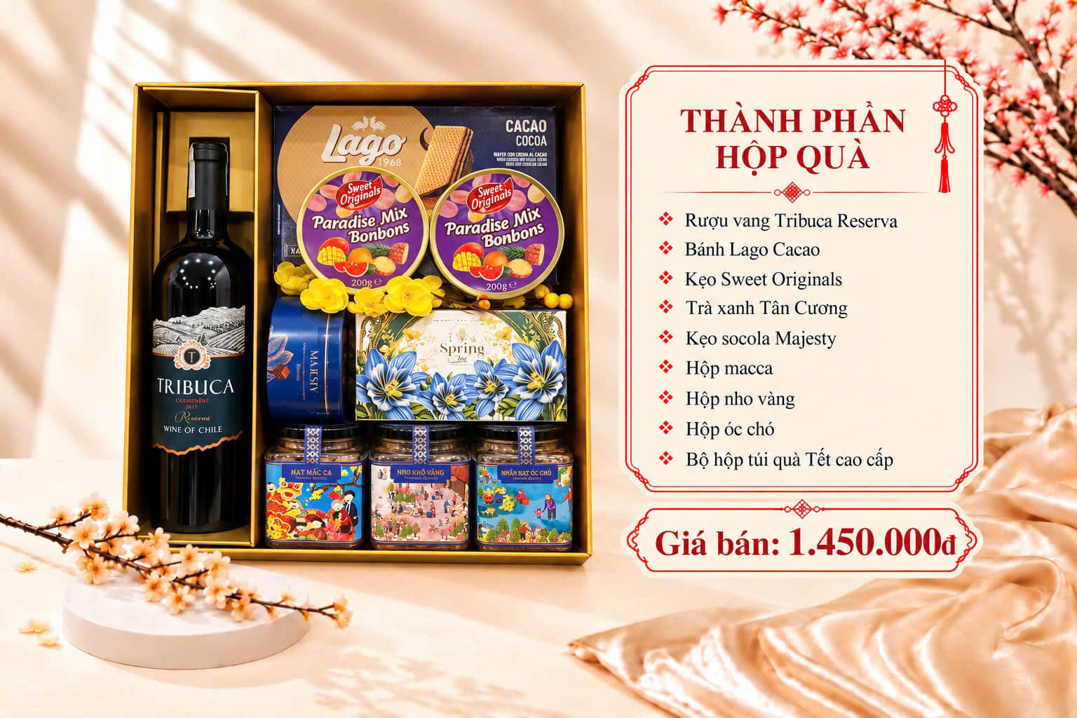 Hộp Quà Tết HQT2734 3 Hộp Quà Tết HQT2734
