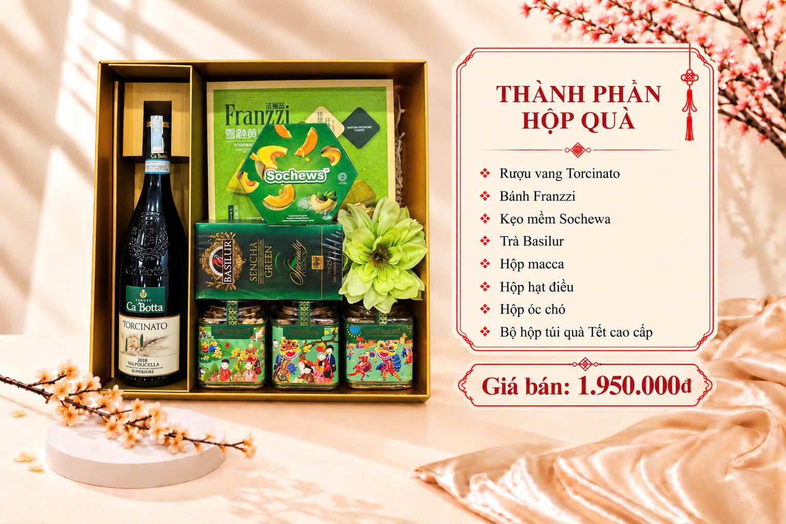Hộp Quà Tết HQT2735 3 Hộp Quà Tết HQT2735