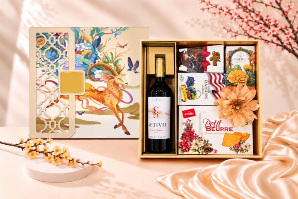 Hộp Quà Tết Lộc Biếc Nghinh Xuân HQT2738
