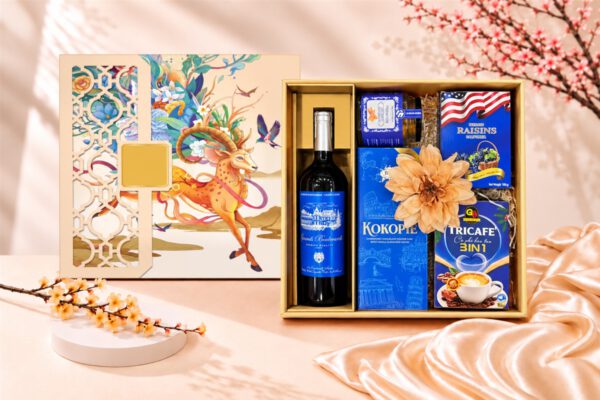 Hộp Quà Tết Lộc Biếc Nghinh Xuân HQT2742